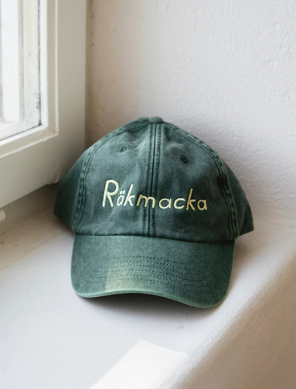 SHRIMP SANDWICH CAP, WASHED - Vintage Green