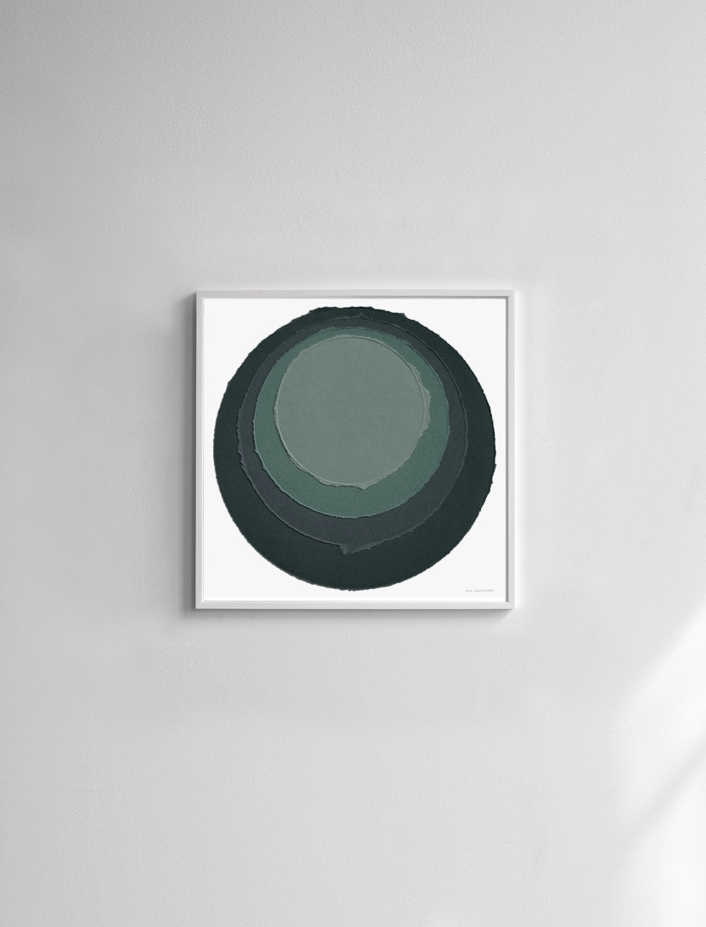 GREEN SPHERE POSTER - 50x50 cm