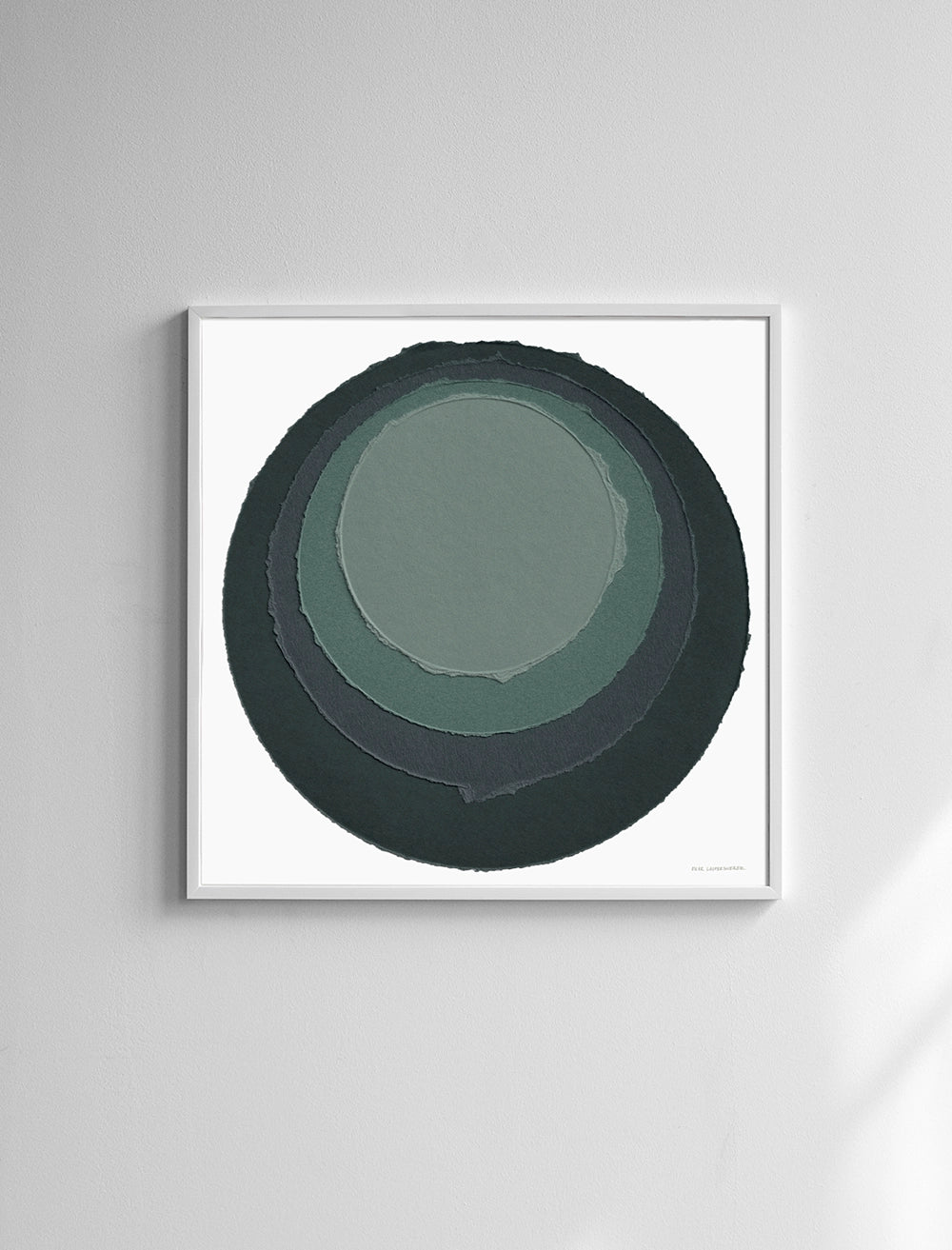 GREEN SPHERE POSTER - 70x70 cm