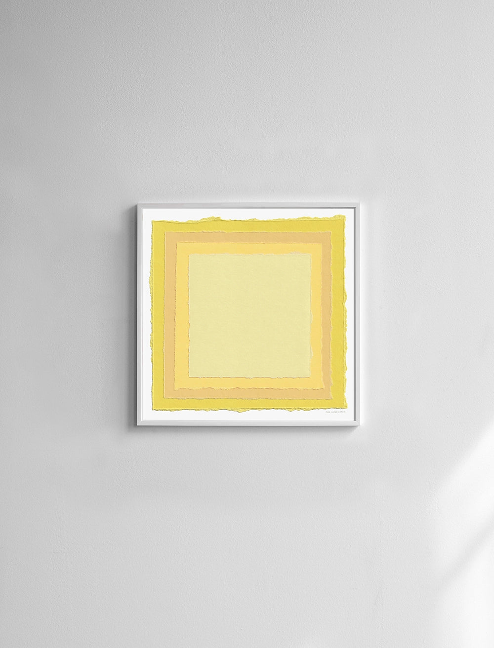 TURNER’S YELLOW POSTER - 50x50 cm