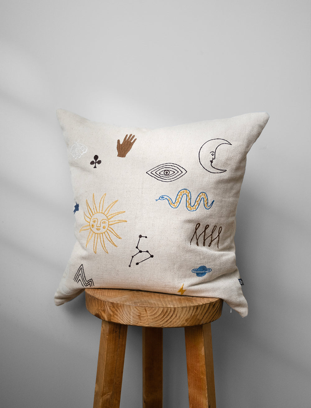 SYMBOL EMBROIDERED PILLOWCASE