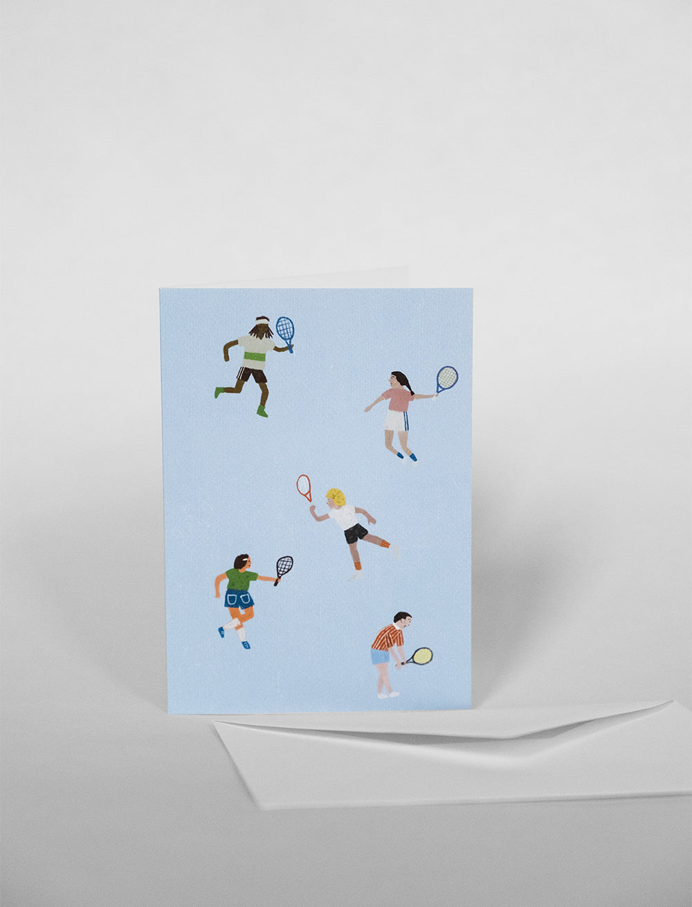 TENNIS WEIGHT CARD A6 WITH ENVELOPE