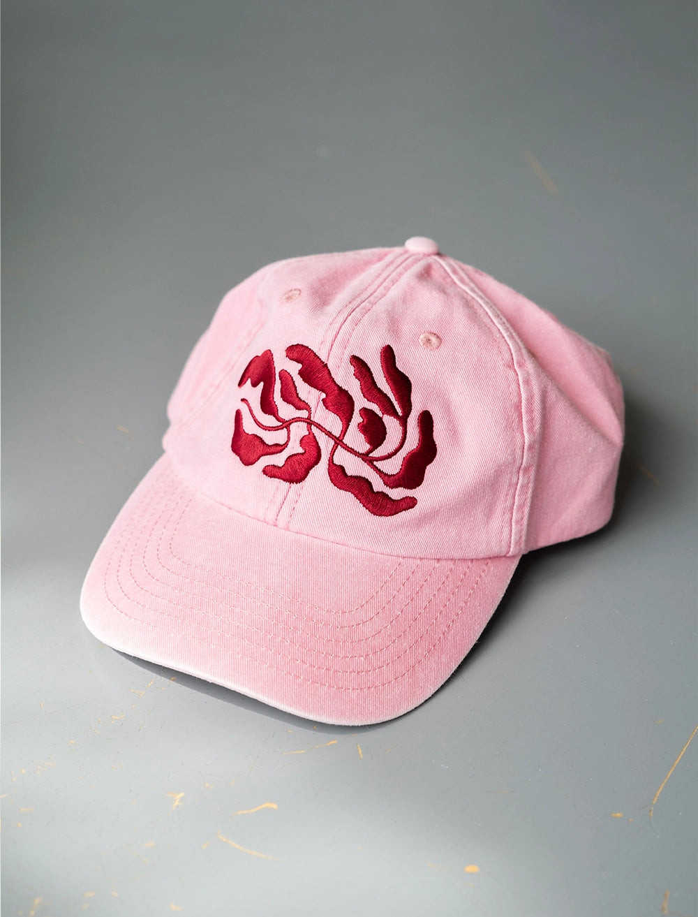 LEAVES KEPS, WASHED - Vintage Pink