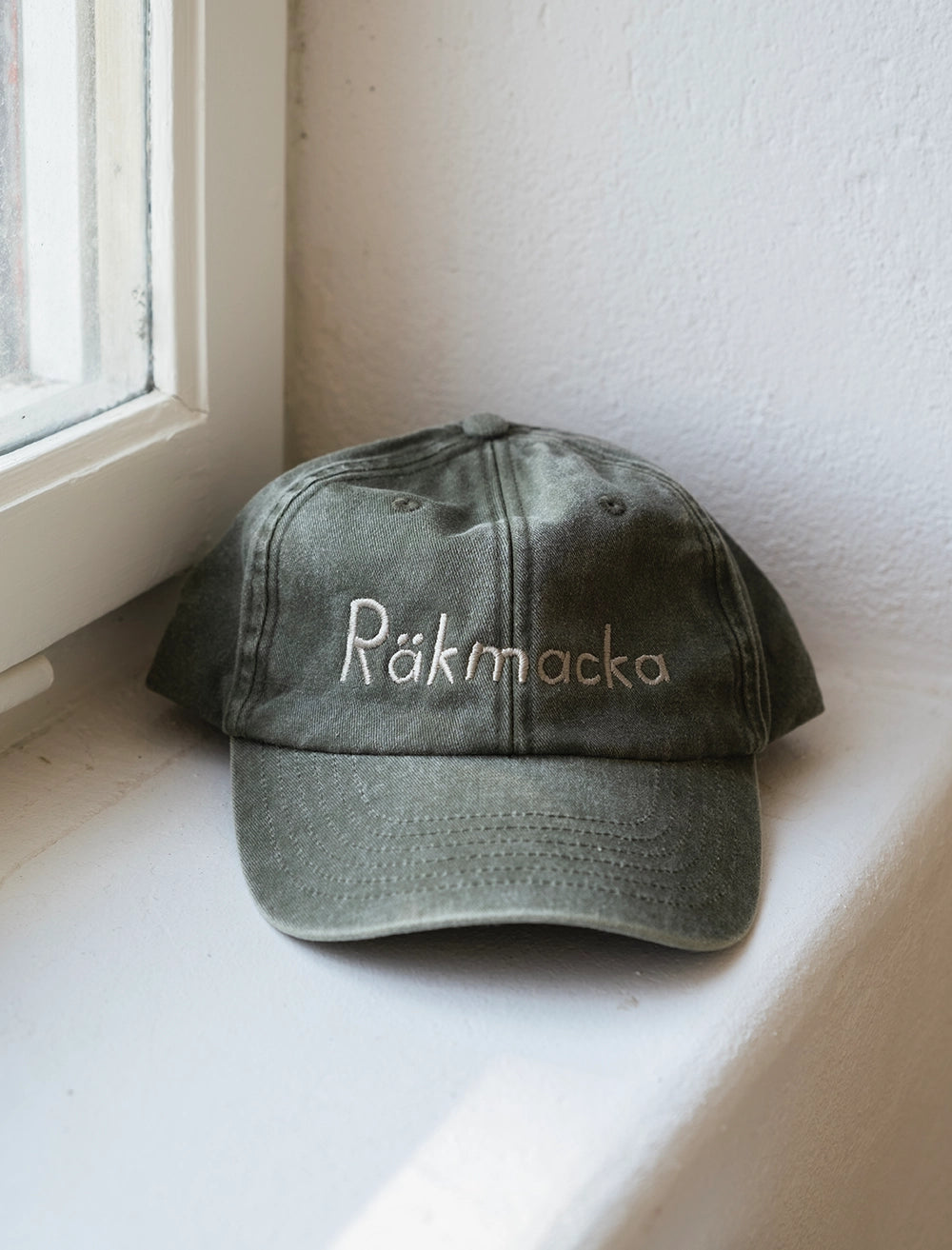 SHRIMP SANDWICH CAP, WASHED - Vintage Olive
