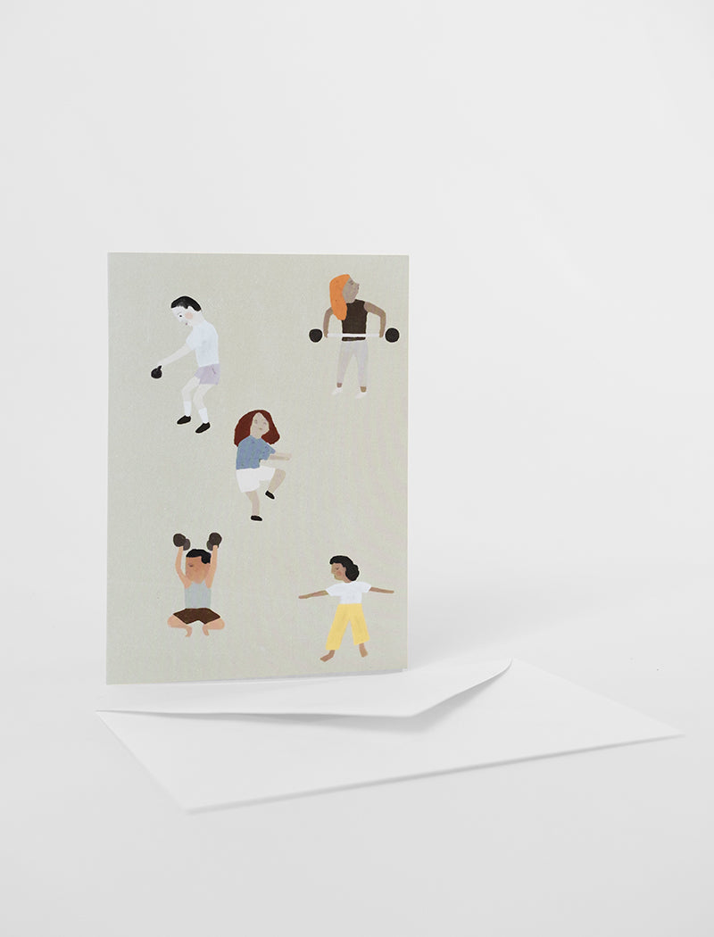 LIFT AND MOVE WEIGHT CARD A6 WITH ENVELOPE
