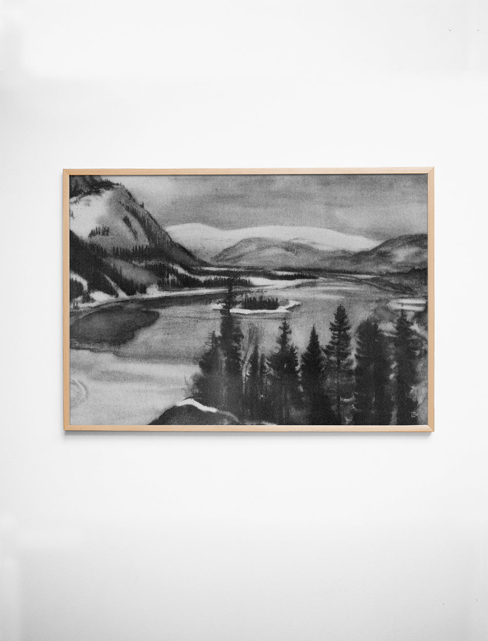 MOUNTAIN POSTER - 50x70 cm