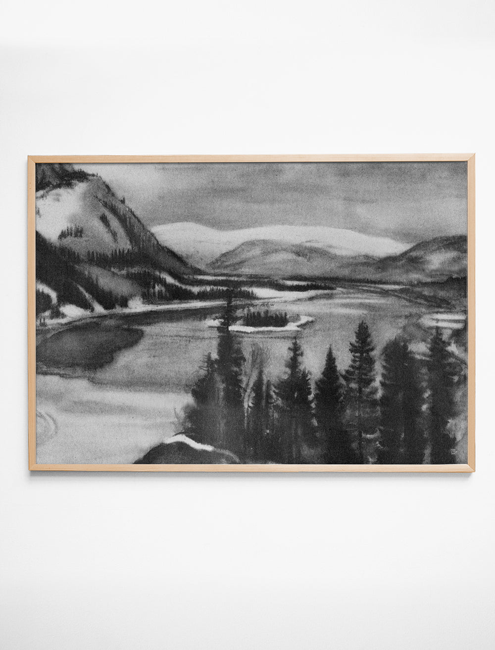 MOUNTAIN POSTER - 70x100 cm