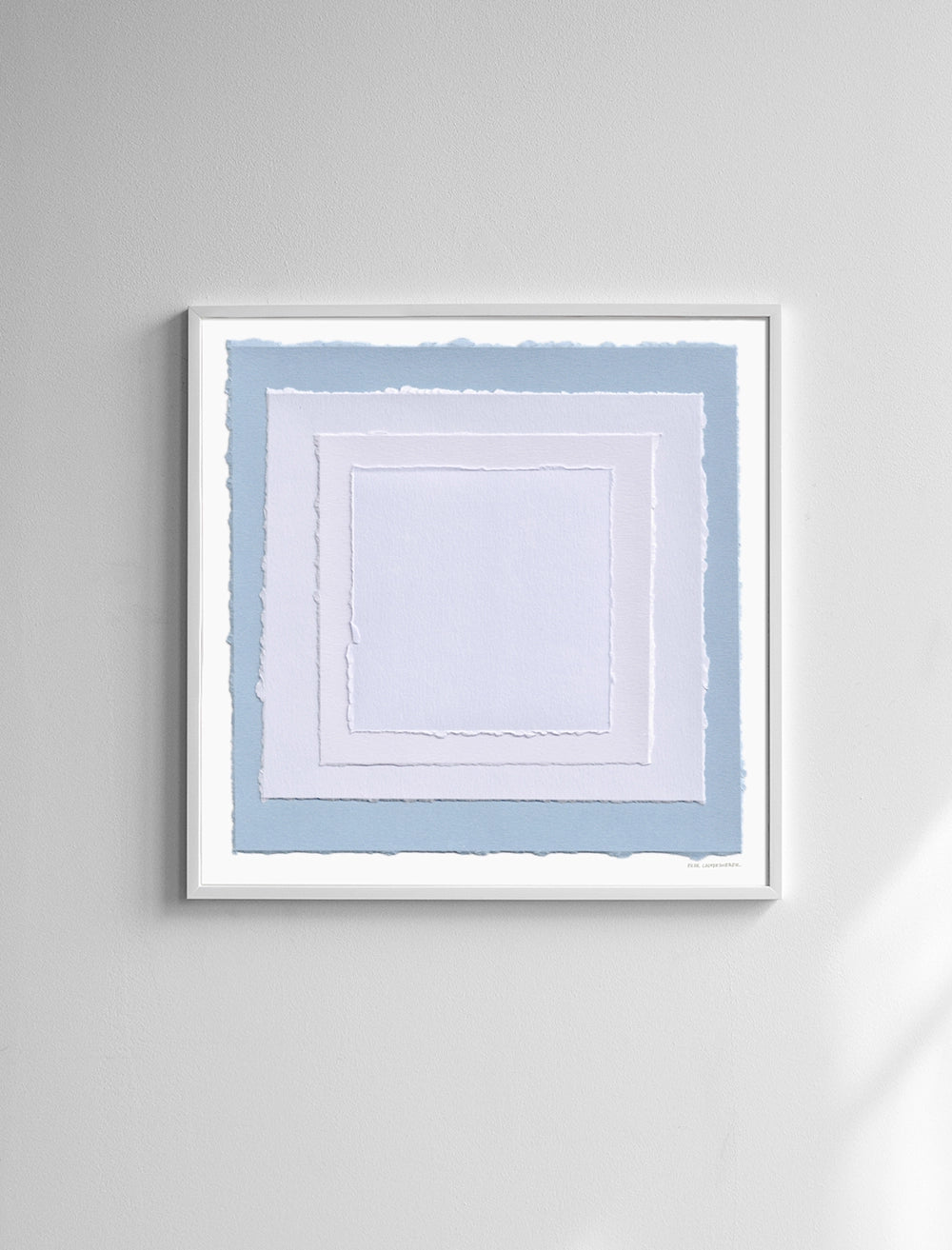 LIGHT BLUES POSTER - 70x70 cm