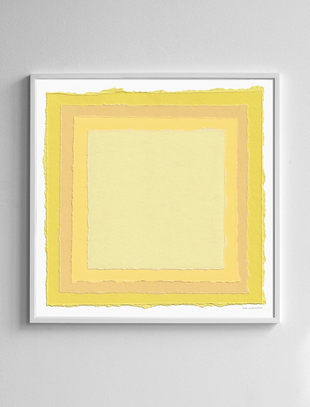 TURNER’S YELLOW POSTER - 100x100 cm