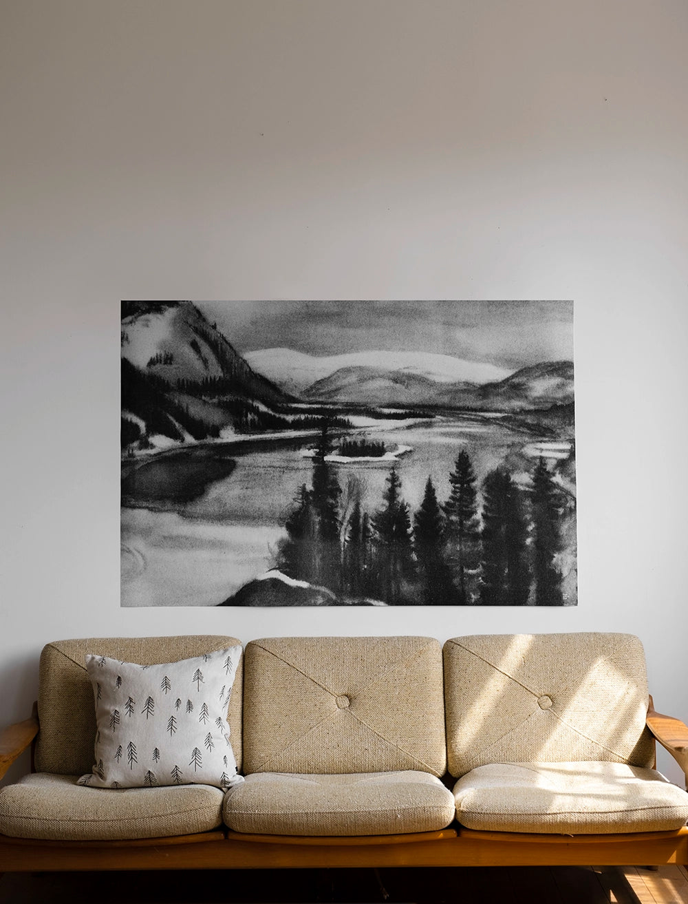 MOUNTAIN POSTER - 100x140 cm