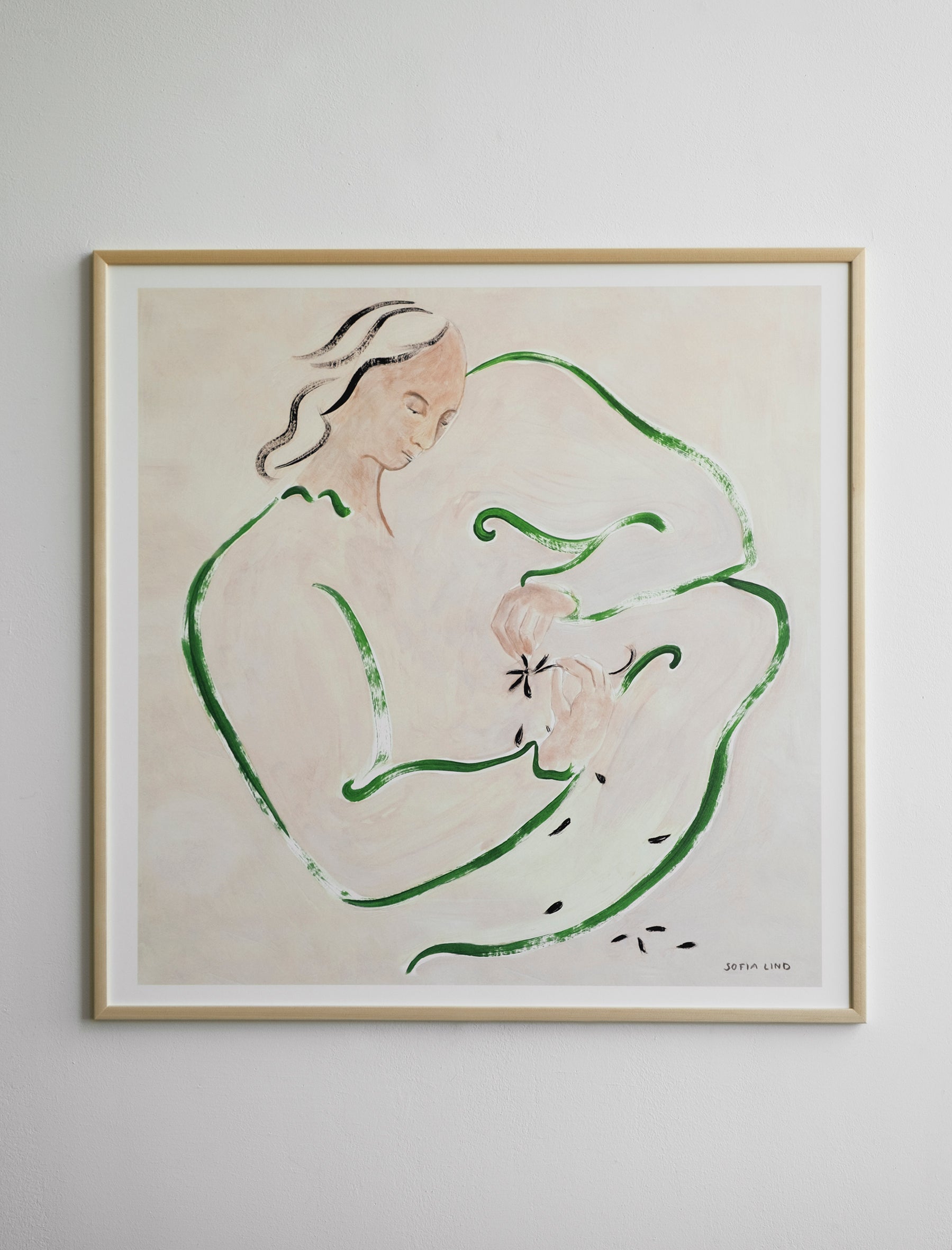 LOVE ME NOT POSTER - 70x70 cm
