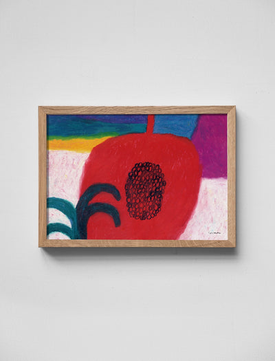 SUNDAY APPLE POSTER - 21 x 30 cm