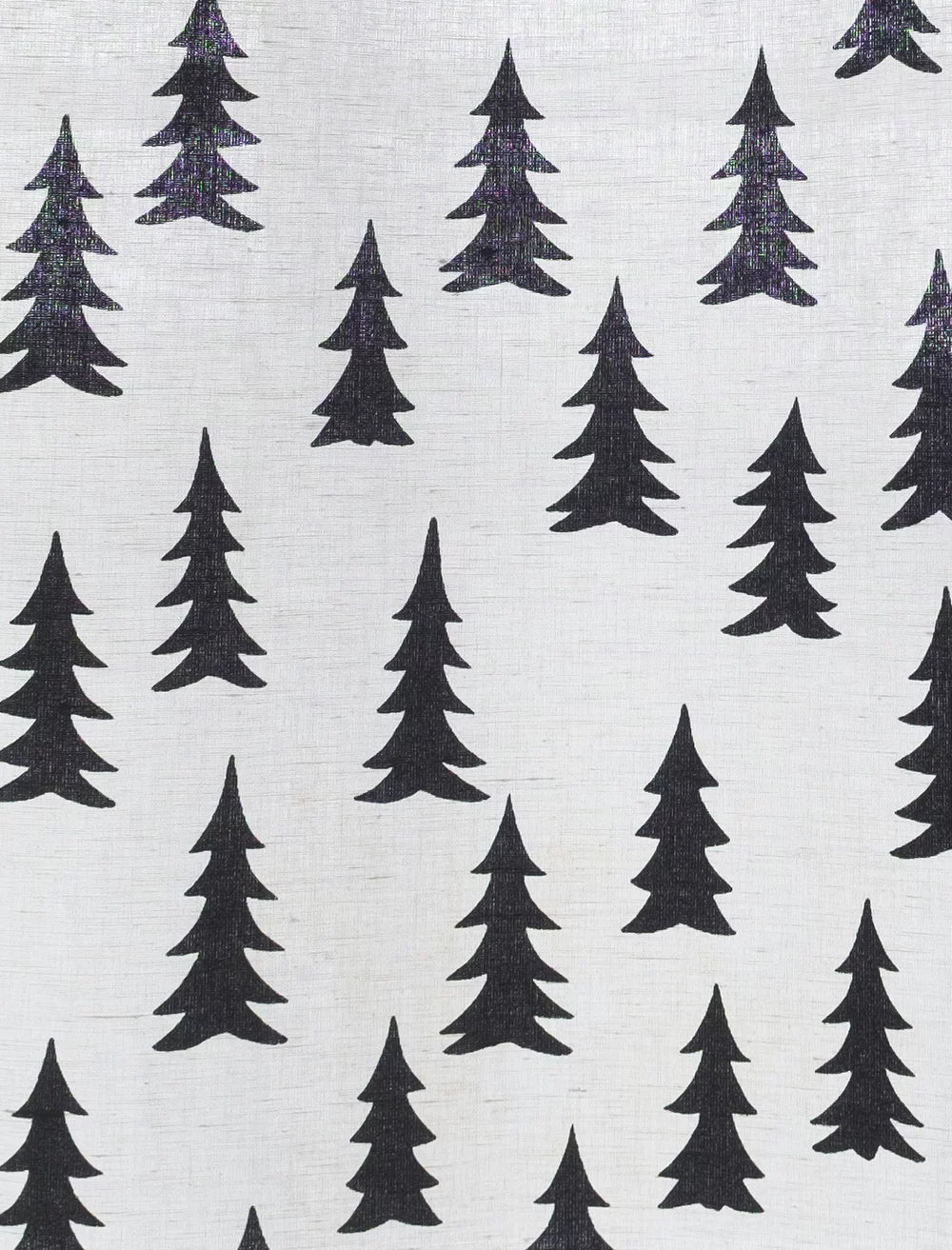 FIR FABRIC SAMPLE, BLACK
