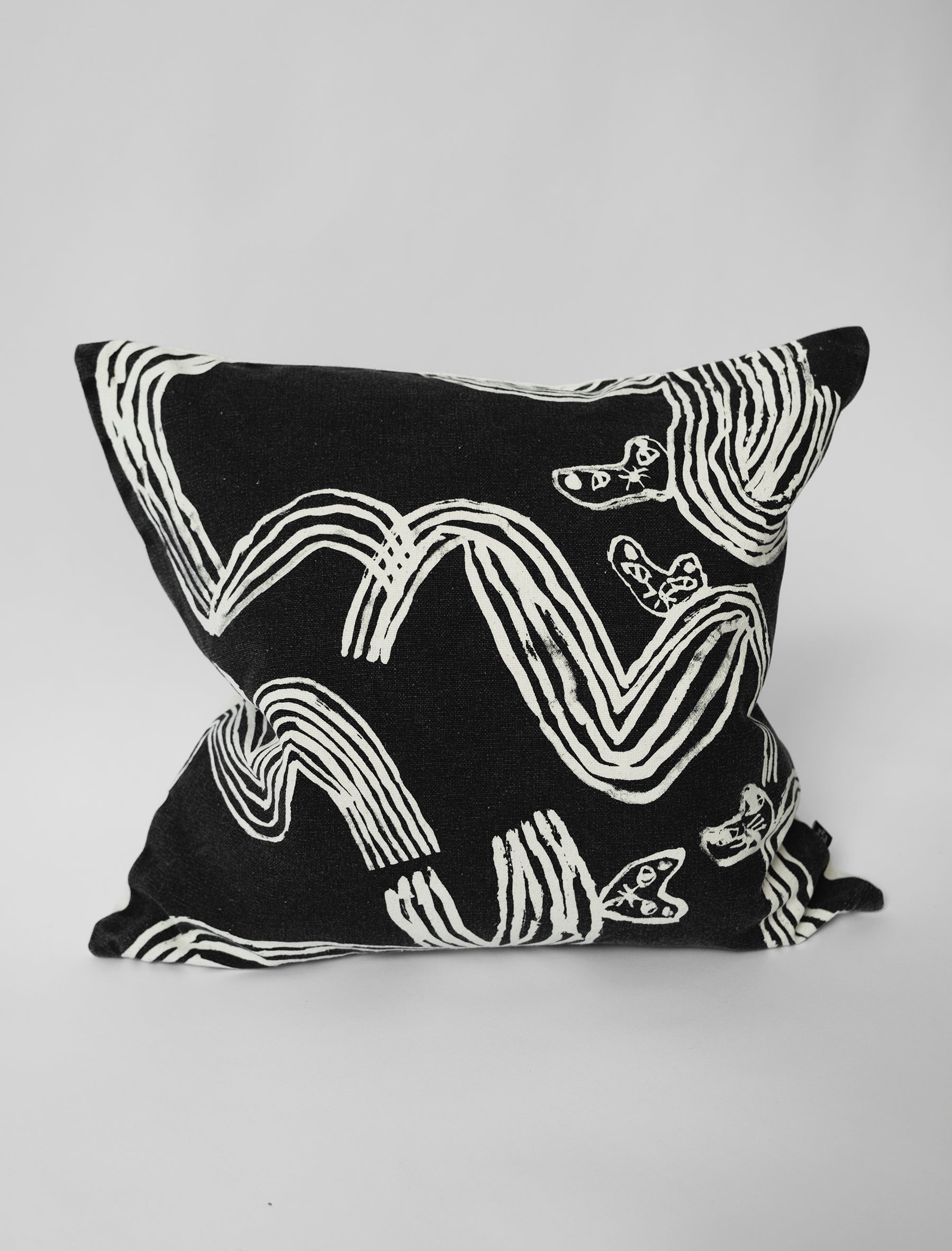 Tiger Pillowcase, Black