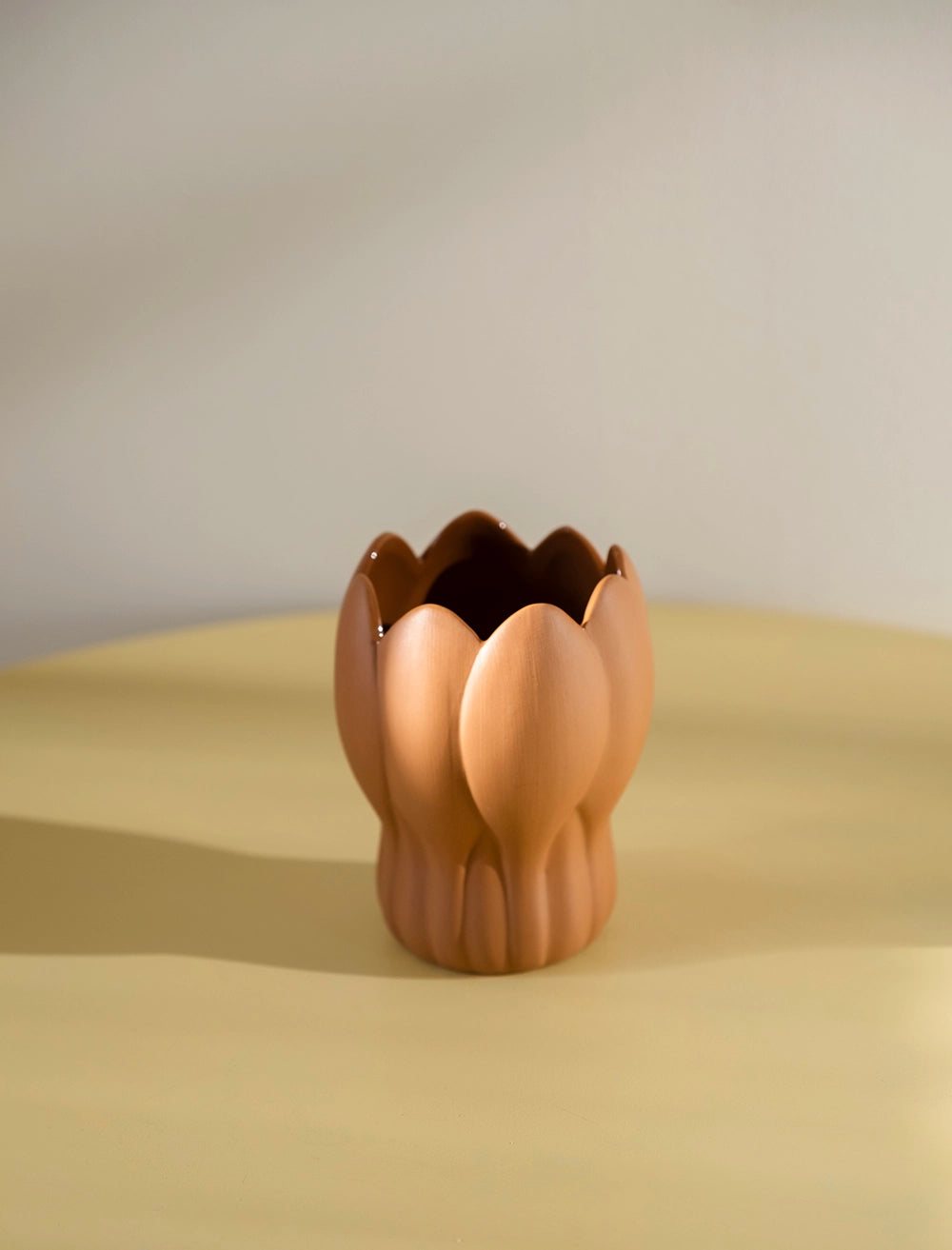 CROCUS VASE, MATTE TERRACOTTA - Small h 12 cm