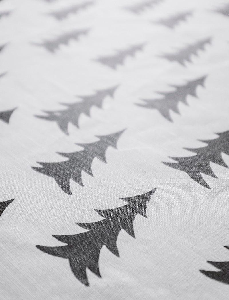 FIR ACRYLATE TREATED FABRIC SAMPLE, BLACK