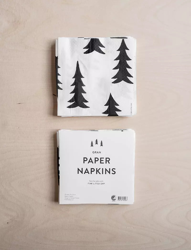 GRAN PAPER NAPKIN - Black
