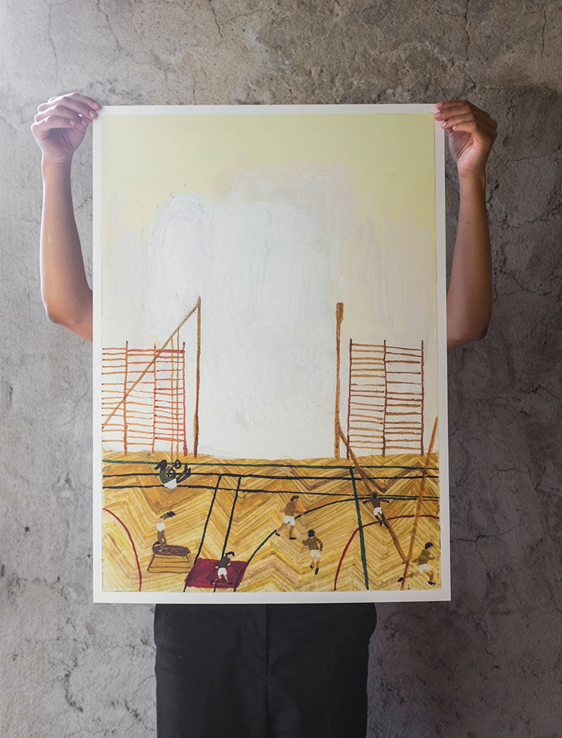DAS FITNESSSTUDIO-POSTER - 50x70 cm