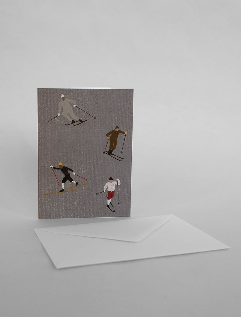 SKIERS WEIGHT CARD A6 WITH ENVELOPE