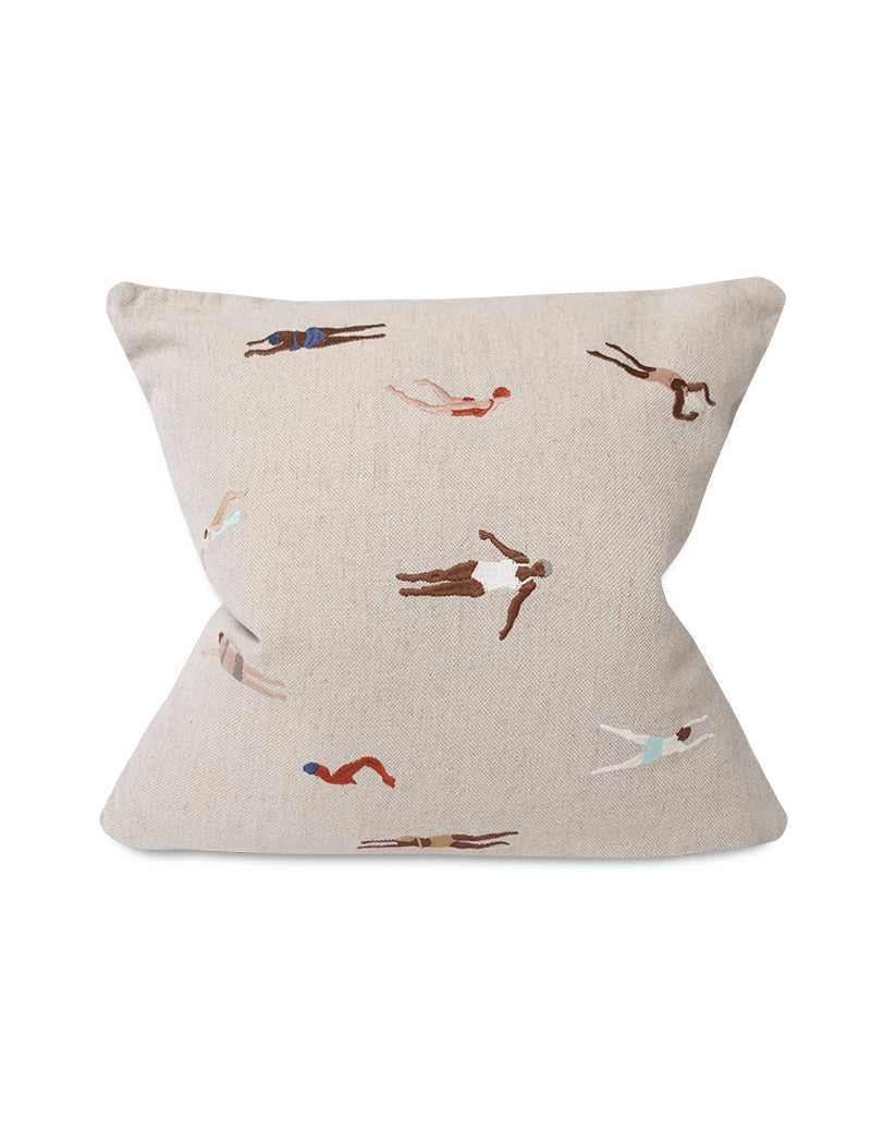 SWIMMERS BRODERAT KUDDFODRAL